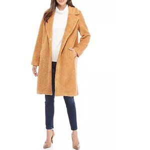 The Limited Faux Sherling Teddy Bear Long Duster Coat SP